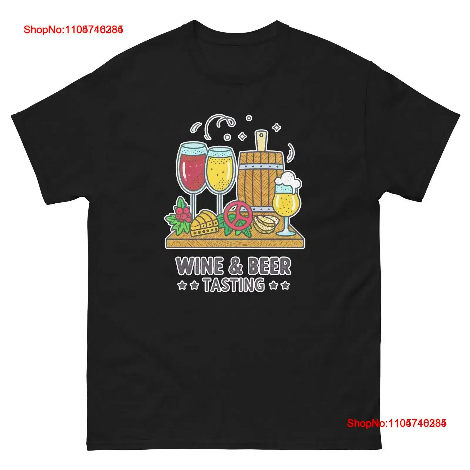 Wine Beer Tasting - تي شيرت لفعاليات تذوق النبيذ والبيرة،