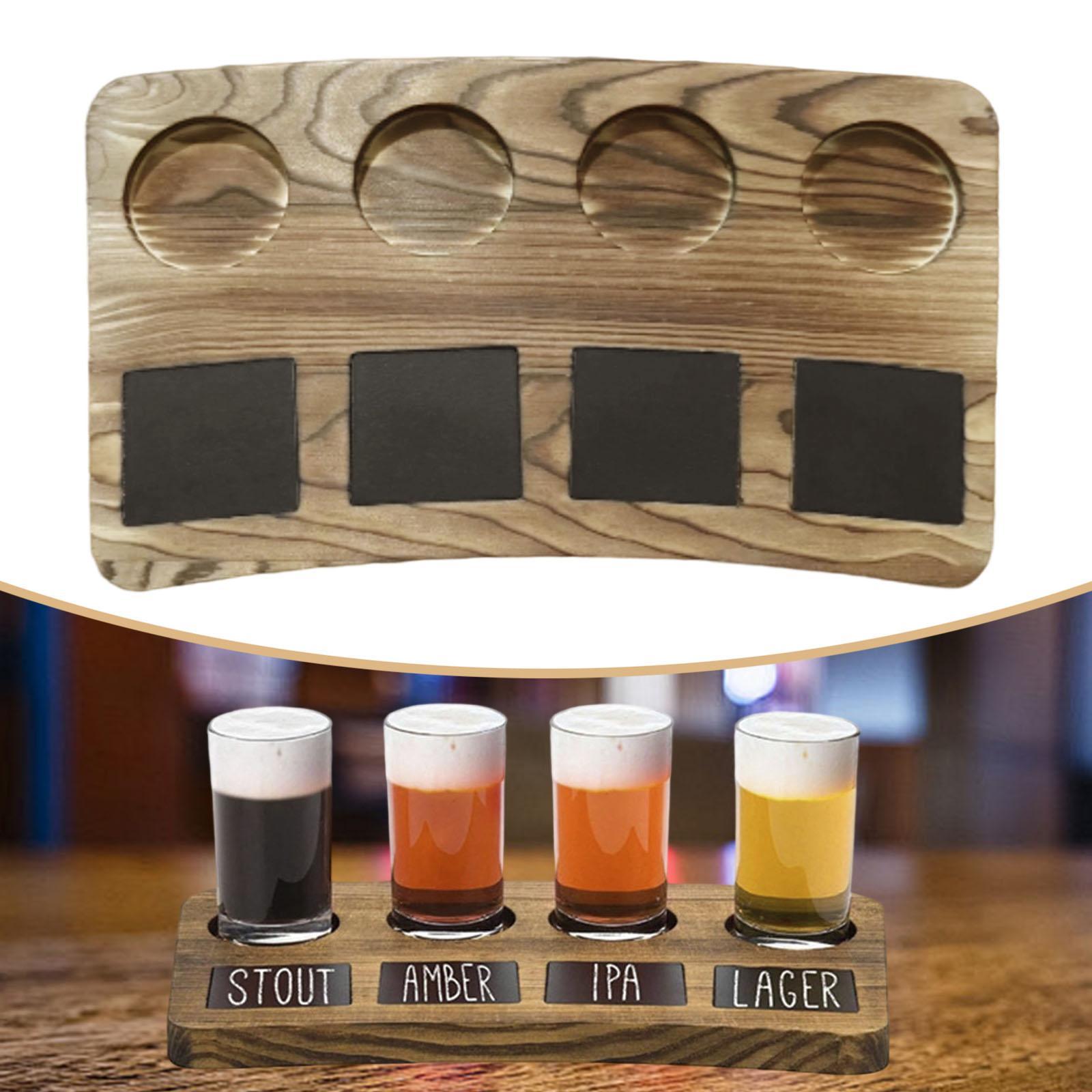 Wine Beer Tasting - لوح طيران خشبي لتذوق النبيذ، مجداف