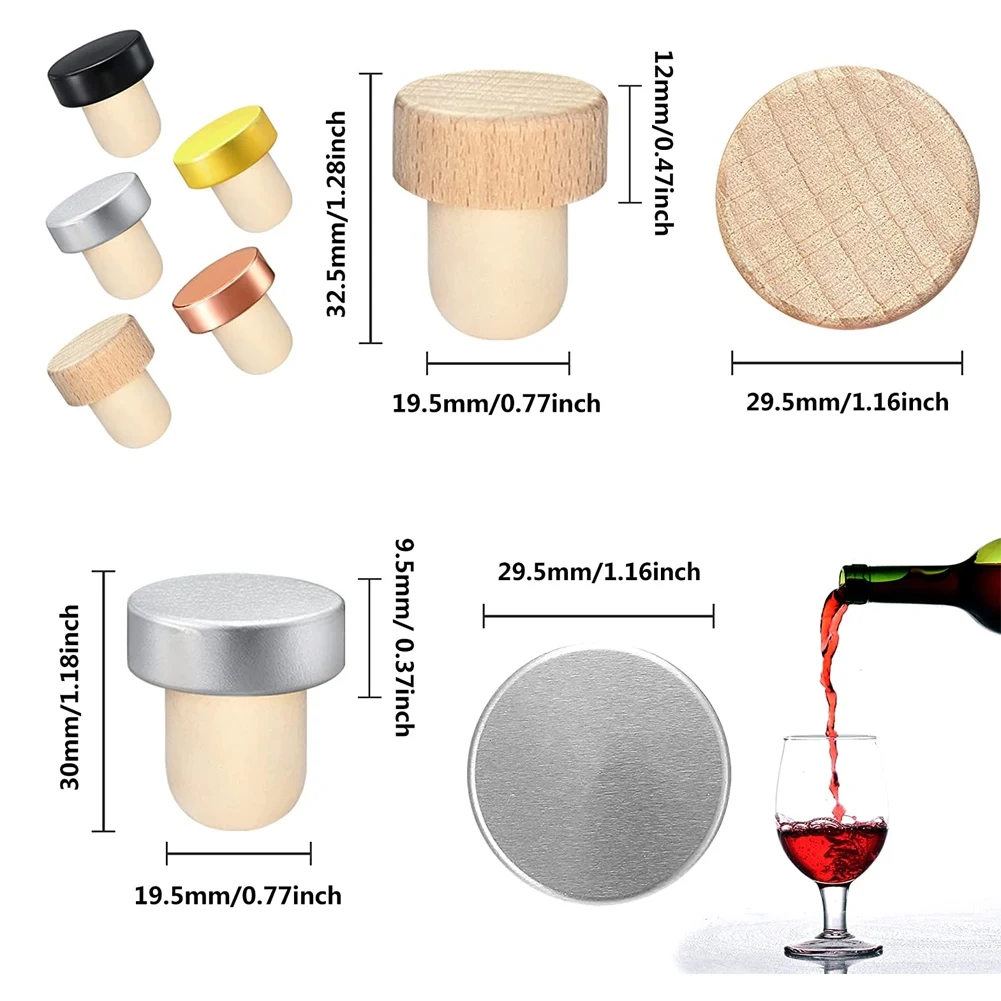 10 قطعة زجاجة النبيذ الفلين سد - مراجعة Wine Beer Tasting وسعره