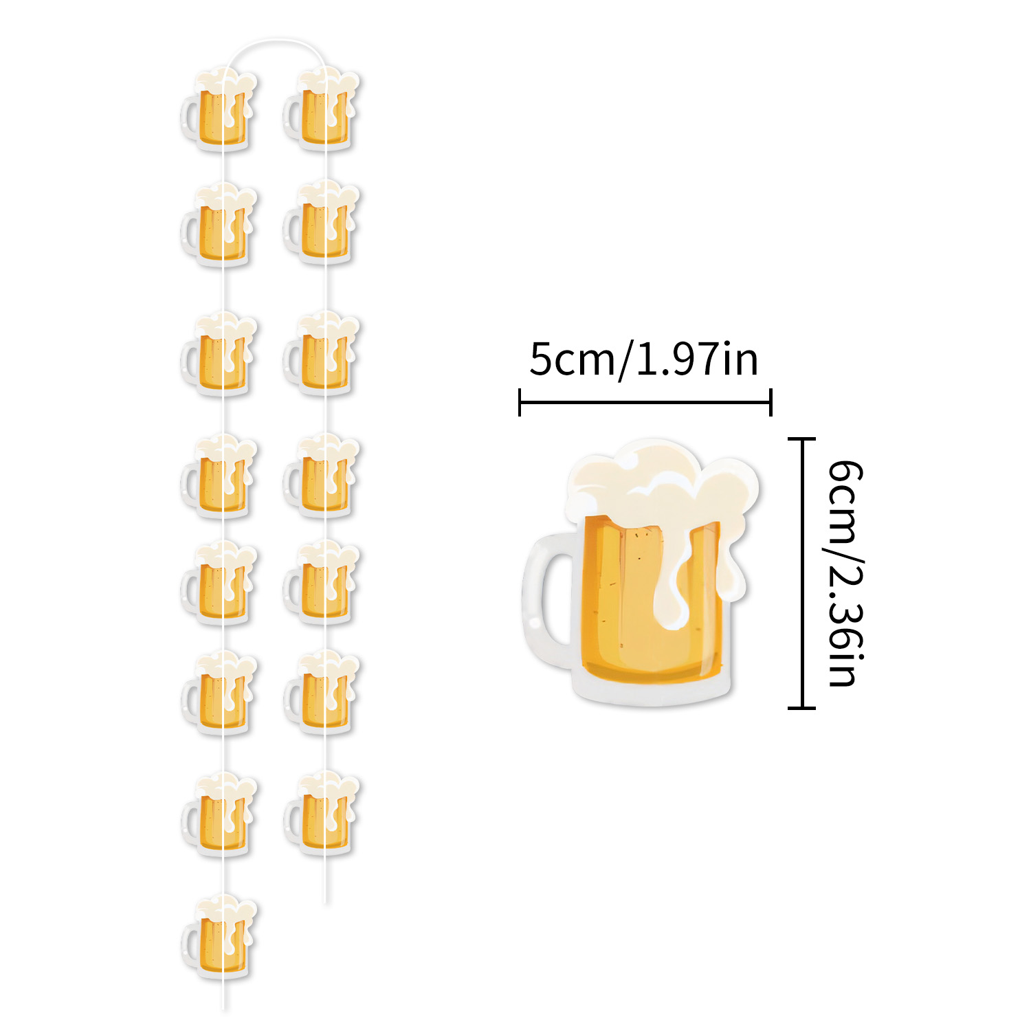 زينة سقف معلقة على شكل زجاجات  - مراجعة Wine Beer Festival وسعره