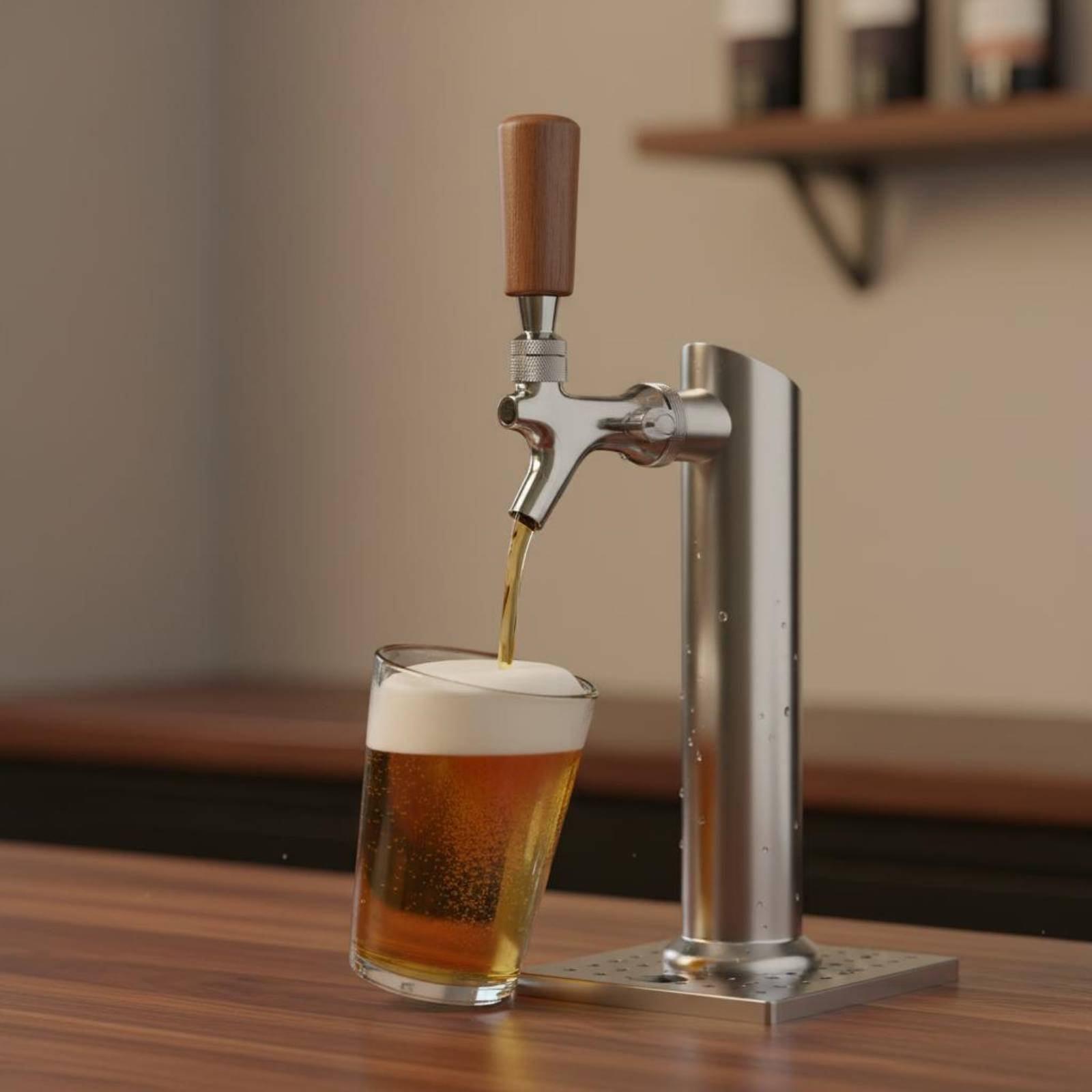 مقبض خشبي قصير لصنبور البيرة،  - مراجعة Wine To Beer وسعره