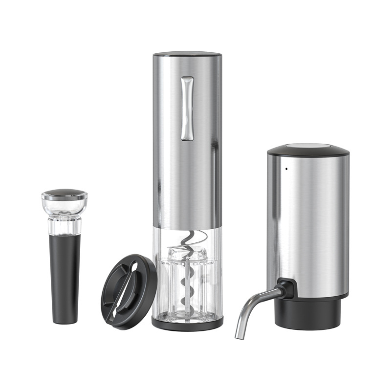 مجموعة موزع ومهوية النبيذ الكه - مراجعة Decanter Aerator Set وسعره